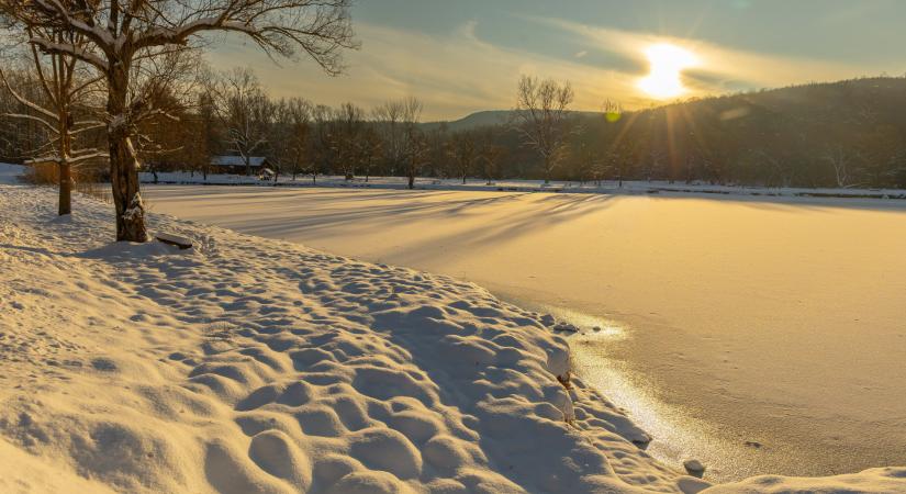 A januári erős fagyok ellenére is enyhébb volt az elmúlt tél a 30 éves átlaghoz képest
