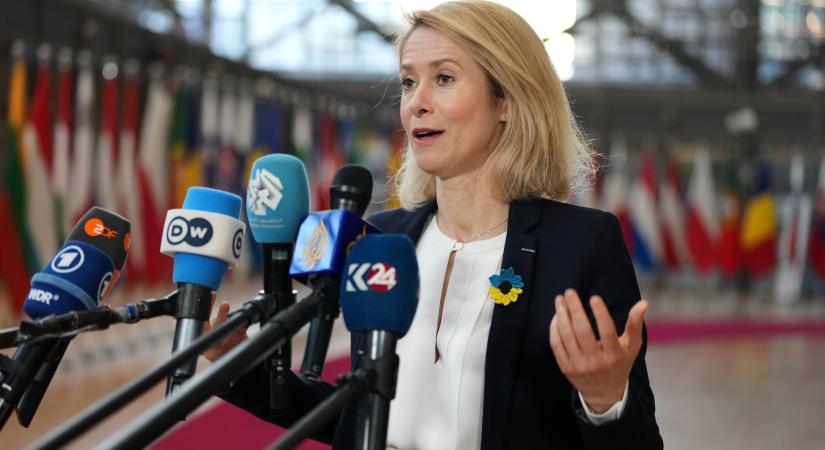 Kaja Kallas bízik benne, hogy rá fogják bírni Magyarországot a 90 milliárdos ukrán hitel megszavazására