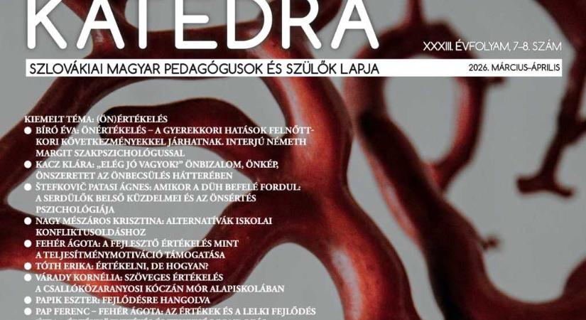 Az (ön)értékelés témájára összpontosít a márciusi–áprilisi Katedra