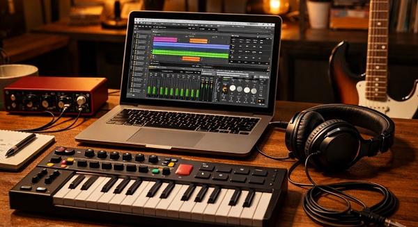Otthoni stúdió laptopon – mire figyelj, ha zenét készítesz?