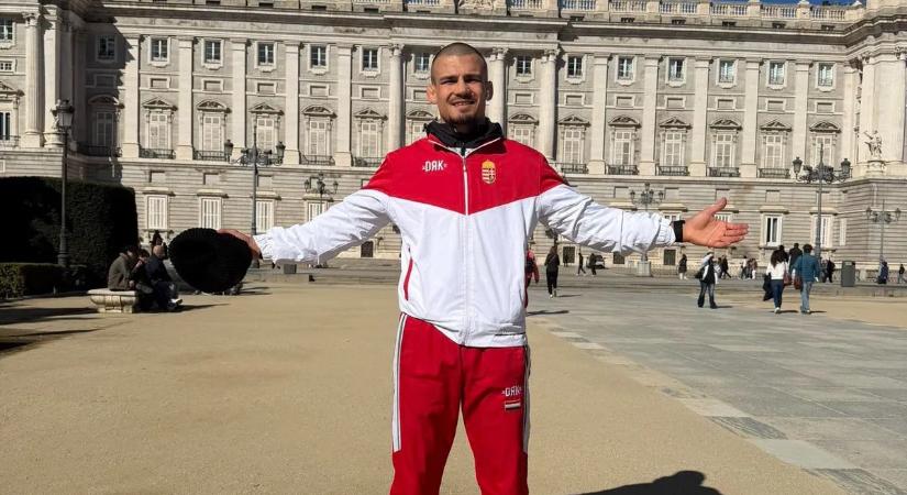 Borics Ádám élete formájában készül a világbajnok ellen – fotó