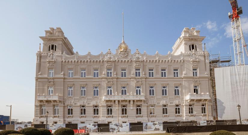 Itt tart a Szent György téri József főhercegi palota építése