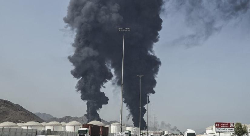 Irán az olajszállításban kulcsfontosságú kikötőt támadott az Egyesült Arab Emírségekben