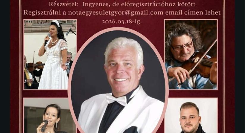 Ünnepi nótaest Győrben: Krasznai Tamás 80. születésnapja alkalmából