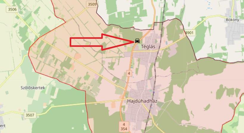 Utoléréses baleset a 4-es főúton