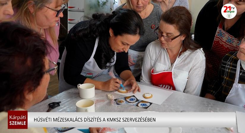 Húsvéti mézeskalács díszítés a KMKSZ szervezésében (videó)
