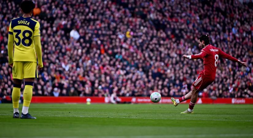 Tizenegyből négy – Szoboszlai Dominik idénybeli kapura lőtt szabadrúgásai videón