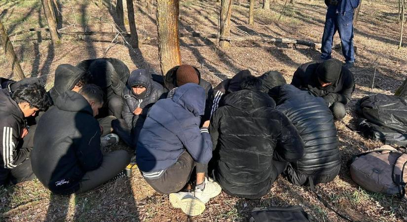 Éjszakai akció a határ mentén: afgán migránsokat fogtak el