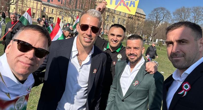 „Miért ne állhatnék ki a hitem és meggyőződésem mellett?!” – ezért vett részt a Békemeneten a Fradi játékosa