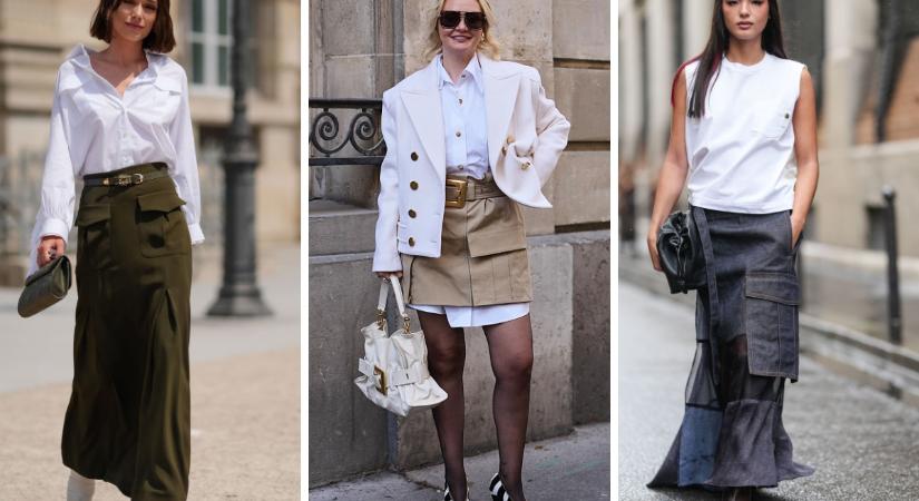 Visszatért a 2000-es évek kedvence: így lesz a cargo szoknya nőies és stílusos 40 felett is!