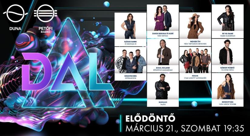 Hétvégén kihirdetik A Dal 2026-s lenyűgöző döntőseit