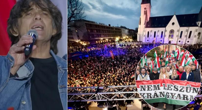 Takáts Tamással indult Orbán Viktor országjárása: Hatalmas tömeg volt Kaposváron