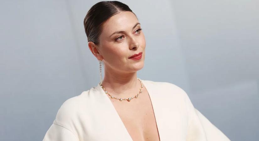 Sarapova melltartó nélkül, mélyen kivágott ruhában sokkolt az Oscaron - Fotók