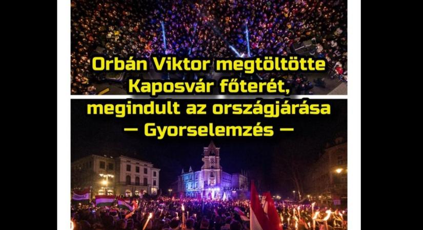 A Fidesz berúgta a kampányhajrát, vidéken pedig látványosan elsöprő a támogatottsága