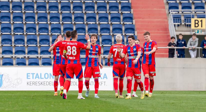 Rangadót nyert, és szinte biztos feljutó a Vasas