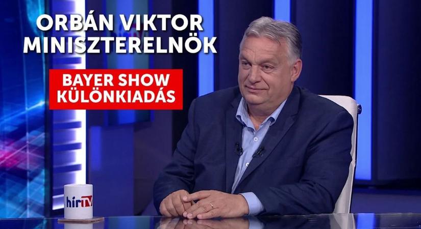 Orbán Viktor lesz a Bayer show különkiadásának vendége