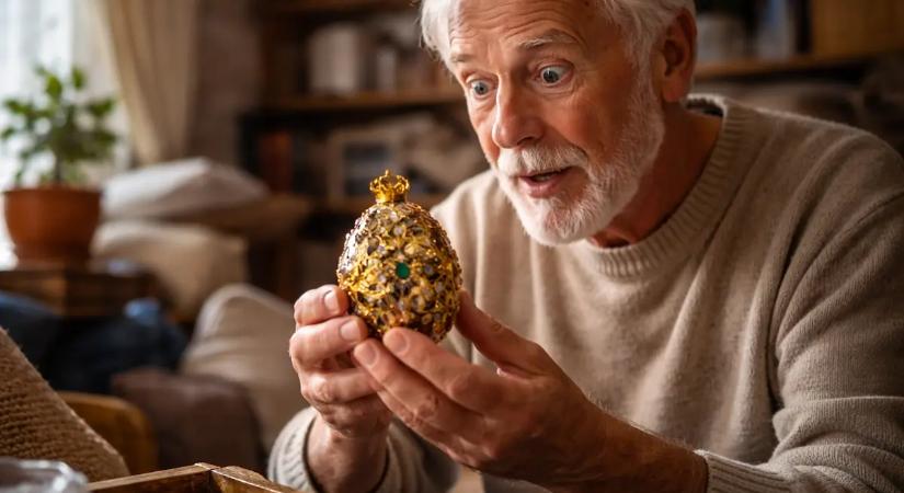 Egy nyugdíjas takarított a házában, és egy ottfelejtett csecsebecsét talált. Kiderült, hogy 40 millió forintot ér