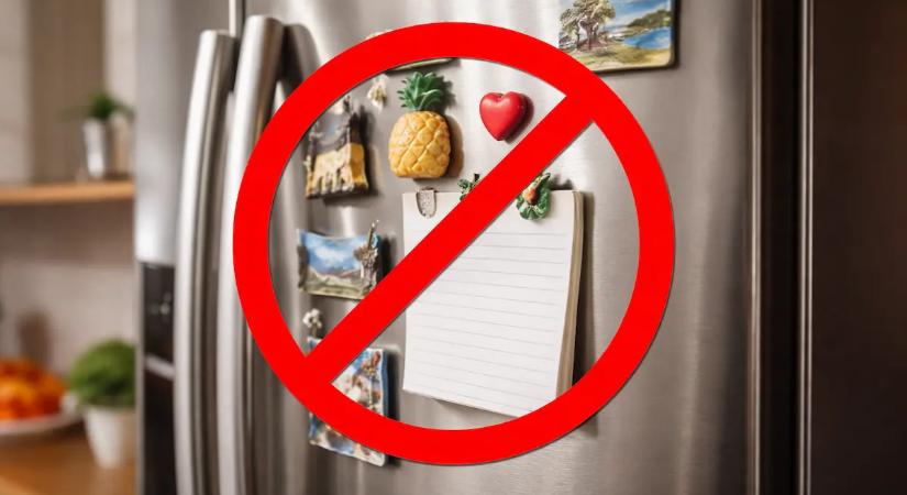 Ha ilyen hűtőd van SOHA ne tegyél rá hűtőmágnest!