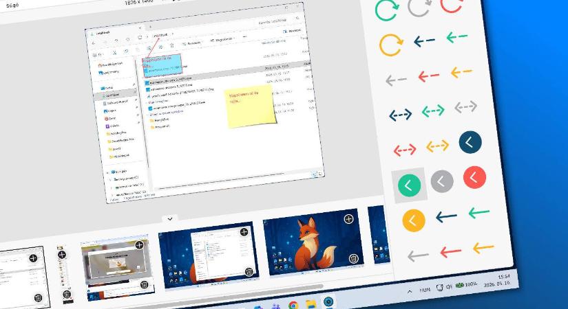 Profi képernyőkép és képernyőfelvétel Windows alatt, ingyenes teljes verzióval