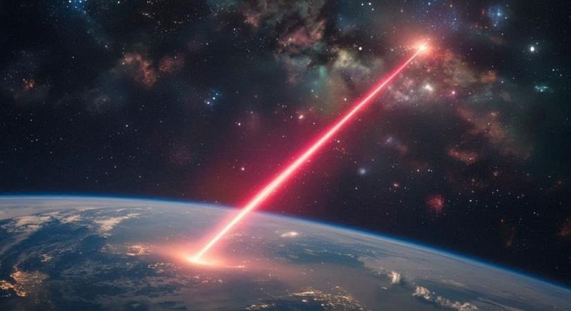 Kozmikus megalézer lőtt ki a Föld felé, és az univerzum felén keresztülvágott