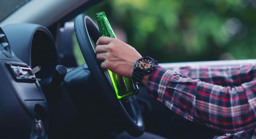 Tizenhat ittas sofőrt szűrtek ki egy hét alatt a vármegyében