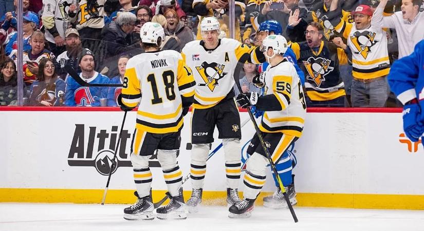 Hét gólt vágott az éllovas Colorado otthonában a Pittsburgh Penguins