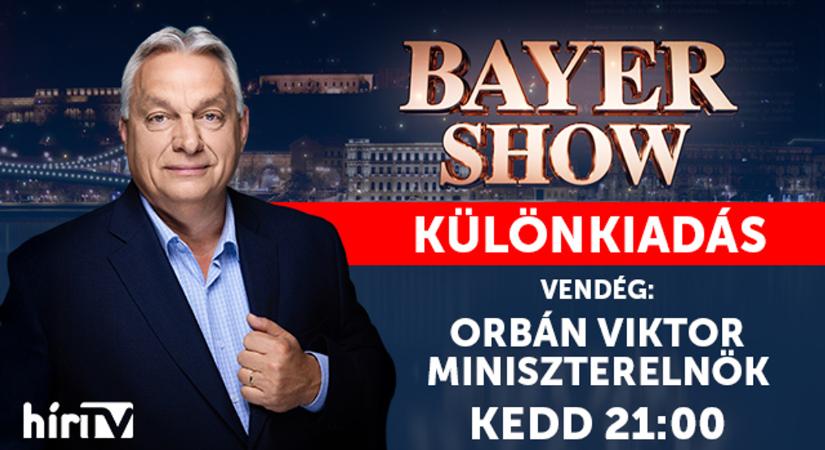 Erről ne maradj le: Orbán Viktor lesz a vendég a Bayer Showban - Videó