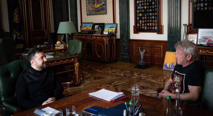 Kiderült: Zelenszkijt választotta Sean Penn a harmadik Oscar-díja helyett