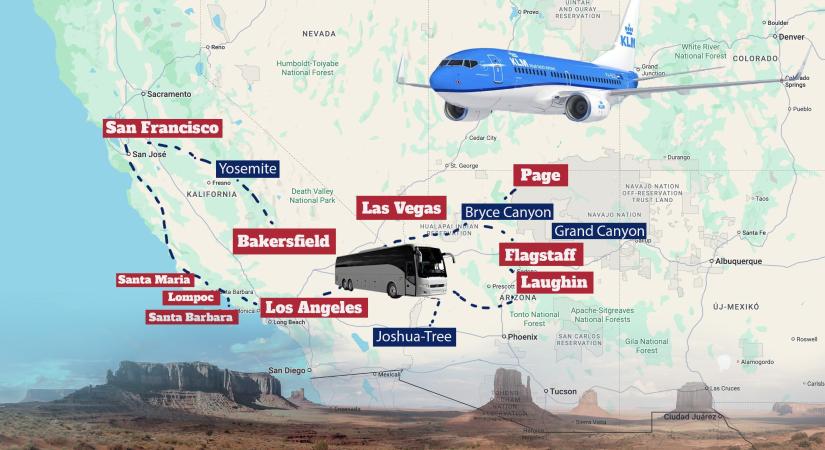 Csapj le rá! 14 napos álomutazás az USA nyugati partján verhetetlen áron