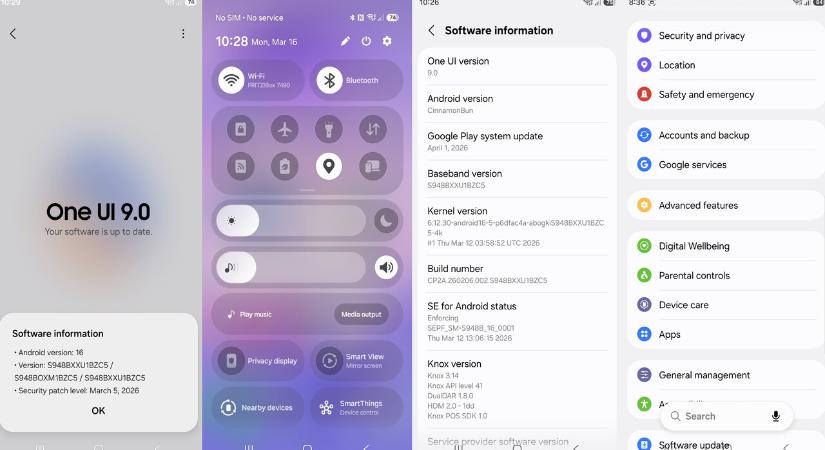 Íme, a Samsung One UI 9.0