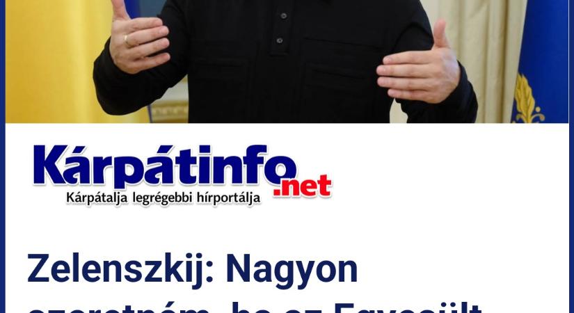 Zelenszkij: Nagyon szeretném, ha az Egyesült Államok nem tekintené Ukrajnát olyan országnak, amely csak kér