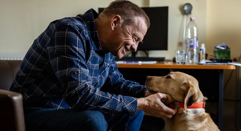 „Ha egy vak ember elejt valamit az utcán, az örökre elveszett, kivéve, ha van egy ilyen társa” – így dolgozik a vakvezető kutya