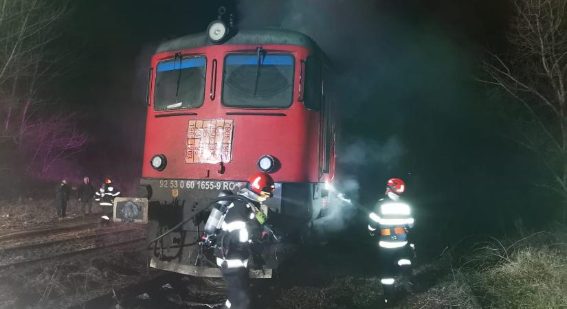 Kigyulladt egy mozdony