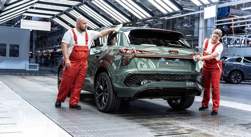 Kiderült milyen évet zárt a győri Audi 2025-ben: több autó és motor készült