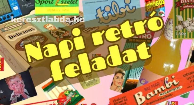 Retró feladat a békebeli büfékből: Csak a legnagyobb rajongók találják el a választ!