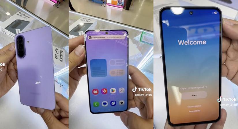 Thaiföldön már videózzák a Samsung Galaxy A37-et és A57-et
