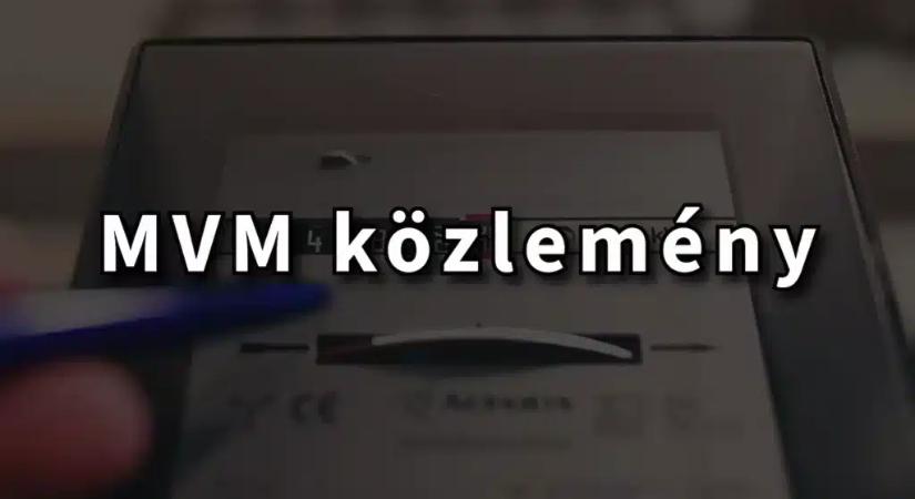 Figyelmeztetést jött az MVM-től: több százezer ügyfél érintett