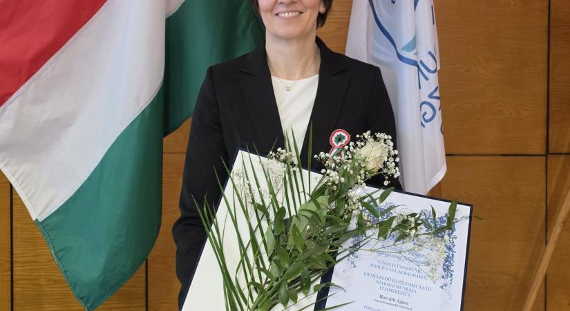 Példamutató szakmai út – Horváth Ágnes főigazgatói elismerése
