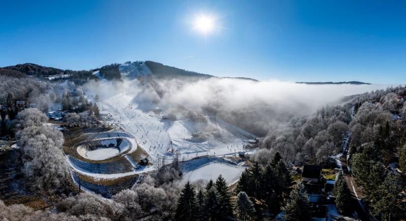 Esett a hó Magyarországon – videó