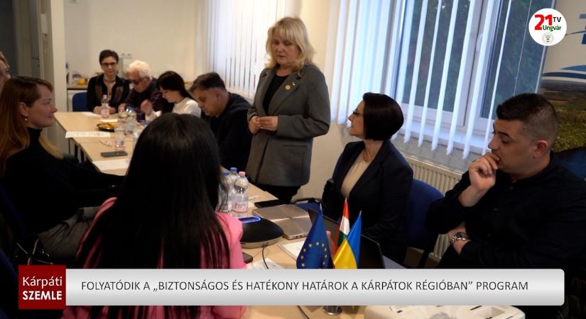 Folyatódik a „Biztonságos és hatékony határok a Kárpátok régióban” program (videó)