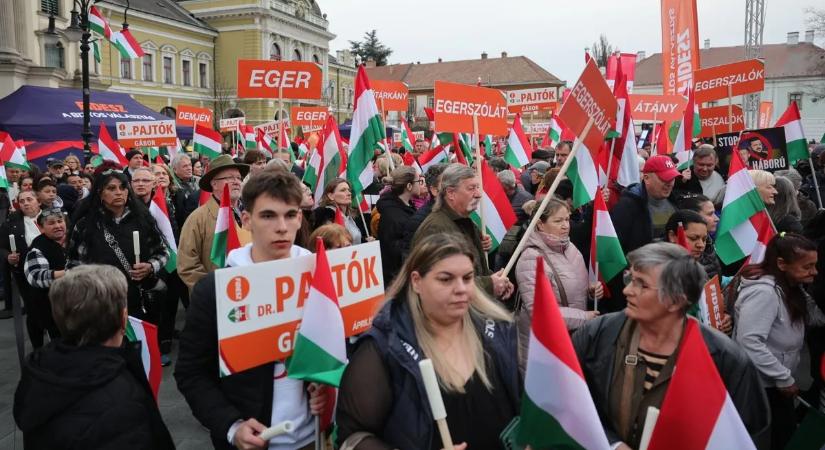 Orbán Viktor: Egerben is nagyot szólt a Békemenet - Óriási a tömeg!