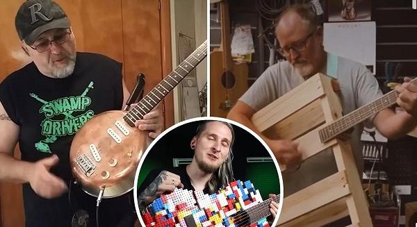 A legérdekesebb házi készítésű gitárok (videó)