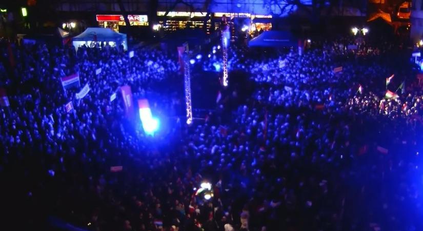 Döbbenetes videó szivárgott ki az egri békemenetről: erre még Orbán Viktor sem volt felkészülve