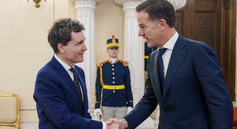 Nicușor Dan csütörtökön tárgyal Mark Rutte NATO-főtitkárral