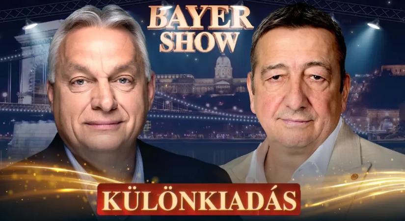 Rendkívüli Bayer-show adás Orbán Viktorral