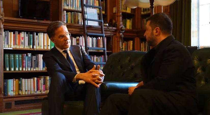 Zelenszkij találkozott Mark Rutte NATO-főtitkárral