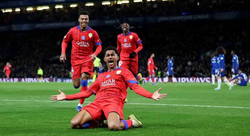 A visszavágót is háromgólos különbséggel nyerte meg a PSG, simán kiejtette a Chelsea-t a BL-ből