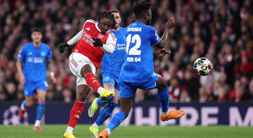 Ebereche Eze villant, az Arsenal búcsúztatta a Leverkusent