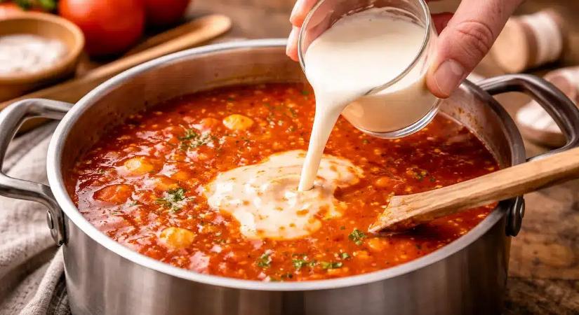 Önts bele fél pohárral a paradicsomlevesbe – még finomabb lesz, mint a nagyié