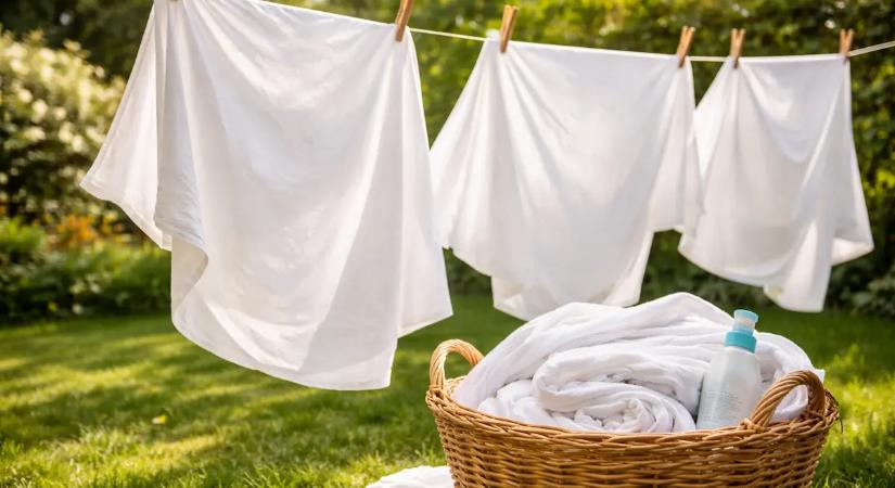 Egy szakértő megmutatta, hogyan kell levegőn szárítani a lepedőket, hogy puhák, ne pedig merevek maradjanak